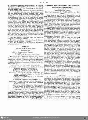 Abbildung und Beschreibung der Thurmuhr des Berliner Rathhauses (Fortsetzung aus voriger Nummer)
