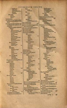 Theatrvm Hvmanæ Vitæ Theodori Zuingeri Bas. Tertiatione : Nouem Volvminibvs locupletatum, interpolatum, renouatum. Cum tergemino Elencho, Methodi scilicet, Titulorum & Exemplorum, [30]. In Theatrvm Vitae Hvmanae Quatuor locupletiss. Indices