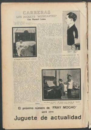 Carreras : Los jockeys "musicantes" - Con Manuel Lema