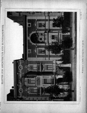 Tafel 77: Wohnhäuser in Berlin, Lessingstrasse 57 und 56