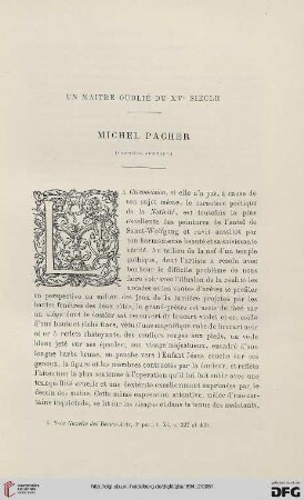 3. Pér. 12.1894: Michel Pacher, 3 : un maître oublié du XVe siècle