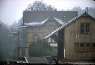 Schafhausen Empfangsgebäude Güterschuppen