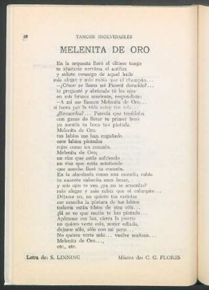 Melenita de oro