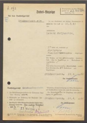 Matjuschin, Leonid