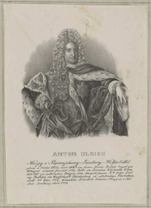 Bildnis des Herzogs Anton Ulrich von Braunschweig-Lüneburg-Wolfenbüttel