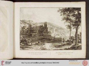 Die nord-östliche Ansicht des Heidelberger Schlosses