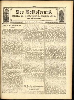 Ausgabe vom Sonntag, den 26. Januar 1908.