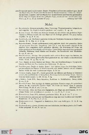 Möbel (Nr. 401-454b)