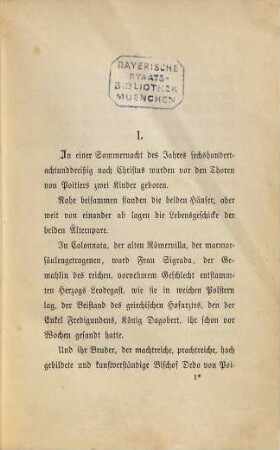 Ebroin : historischer Roman aus der Völkerwanderung, 1