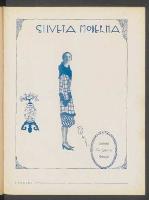 Silveta moderna - [Collage] : Señorita Eva Sánchez Echagüe