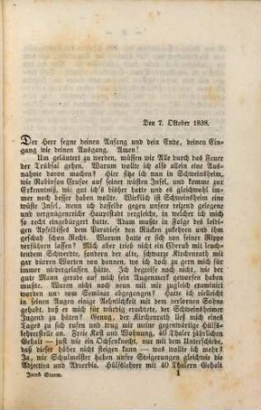 Leiden und Freuden eines Schulmeisters. 1,3, Jacob Sturm, oder: Tagebuch eines Dorfschulmeisters : Ein Buch für das Volk