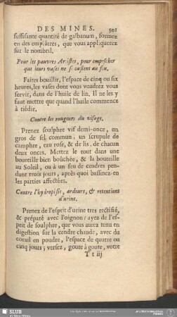 Pour les pauvres Artistes, pour empescher que leurs vases ne se caßent au feu