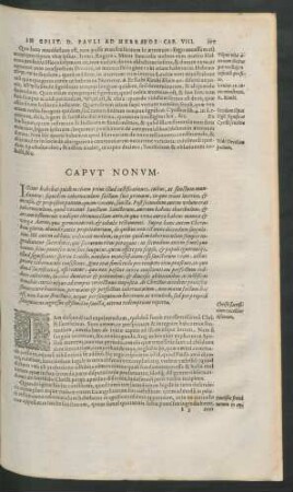 Caput Nonum.