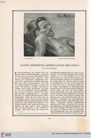 29: Ludwig Hertrichs Darstellungen der Pietà