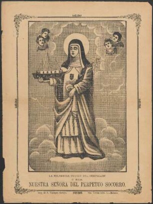 La milagrosa imagen del cervillon o sea Nuestra Señora del Perpetuo socorro