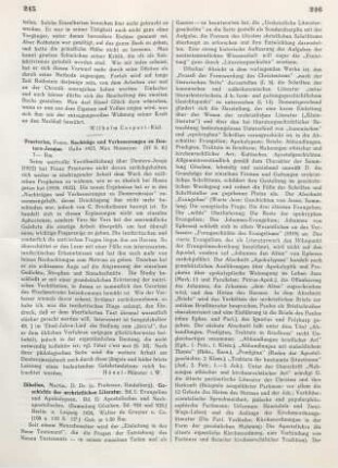 245-248 [Rezension] Dibelius, Martin, Geschichte der urchristlichen Literatur