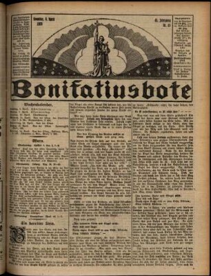 Erste Ausgabe vom Sonntag, den 08. April 1928.