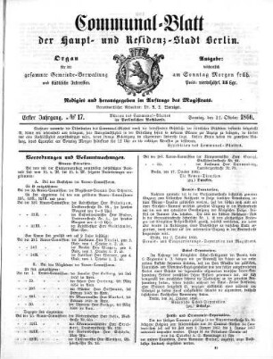 1860,17: No. 17, 21. Oktober 1860