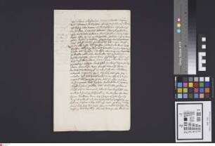 Bensheim: Original-Kaufbrief über die Faktorei, Scheuer und Kelterhaus