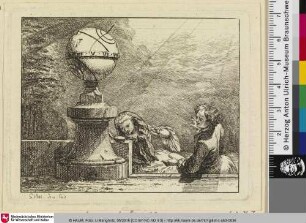 [Die Uhr und die Sonnenuhr; La Montre et le Quadran soleil]