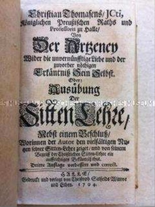 Moralisch-theologische Sittenlehre