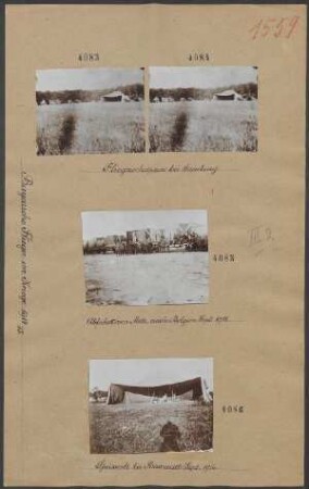 Fliegerschuppen bei Saarburg (Bayerische Flieger im Kriege 1914/1915)