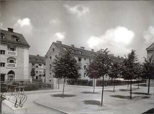 Fischer, Theodor; München, Alte Heide; Wohnanlage "Alte Heide" - Straßenansicht