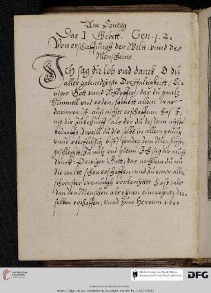 50 auf die Wochentage verteilte dt. Gebete