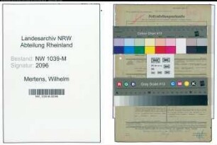 Entnazifizierung Wilhelm Mertens , geb. 00.00.0000 ()