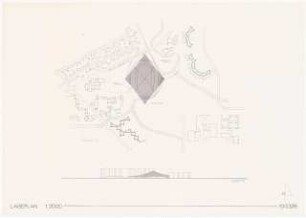 Ausbau eines Sportstadions Schinkelwettbewerb 1986: Lageplan 1:2000