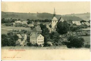 Bärenstein. Blick auf Bärenstein