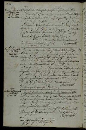 Approbation des Mediziners Doktor Mühlenpforth.