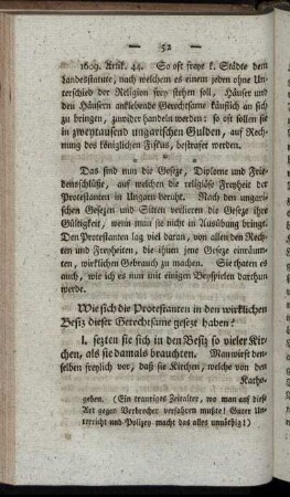 Wie sich die Protestanten in den wirklichen Besitz dieser Gerechtsame gesezt haben:
