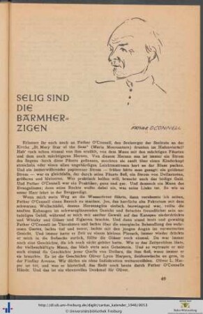 Selig sind die Barmherzigen.