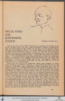 Selig sind die Barmherzigen.