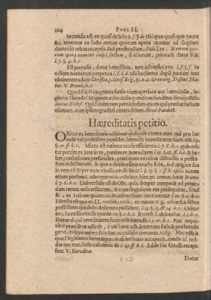 Haereditatis petitio. - Hypothecaria actio.