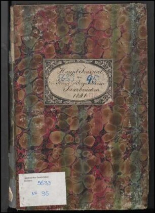 Hauptjournal der Bergamtskasse