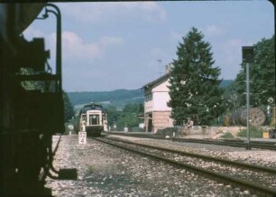 Rechtenstein Lok 260 015 Ng Empfangsgebäude Laderampe
