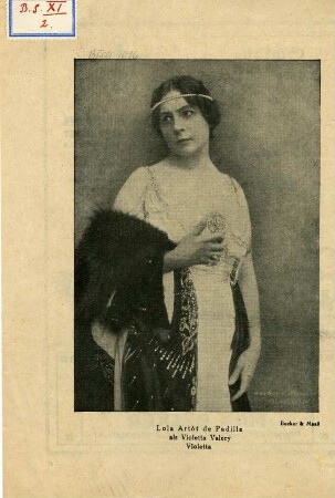 Padilla, Lola Artôt de (1880-1933)