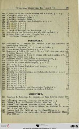 Schrifttum (Nr.868-909)