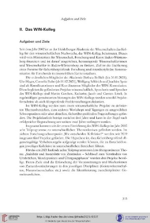 Aufgaben und Ziele