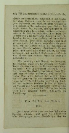 42. Die Türken vor Wien. 1683