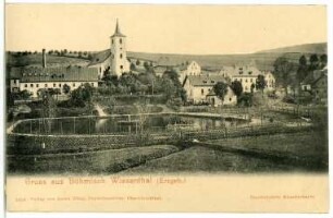 Wiesental. Bl. üb. d. Gondelteich zur Kirche
