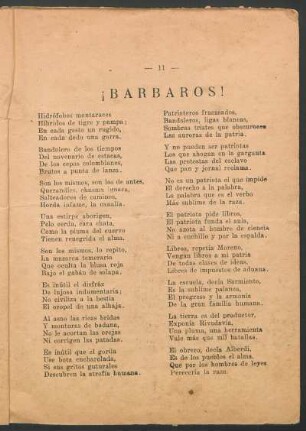 ¡Bárbaros!