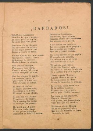 ¡Bárbaros!