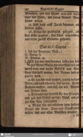 Das XLV. Capitel