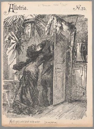 Allotria : Kneipzeitung. 25. [ca. 1880]