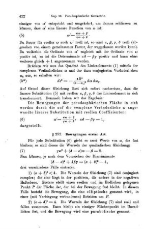 § 232. Bewegungen erster Art.