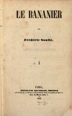 Le bananier, 3