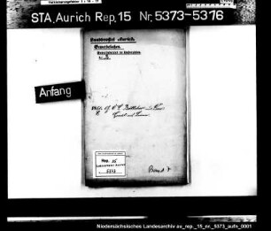Hausierkonzessionen für Einwohner aus Leer: G.C.L. Böttcher, Leinen
